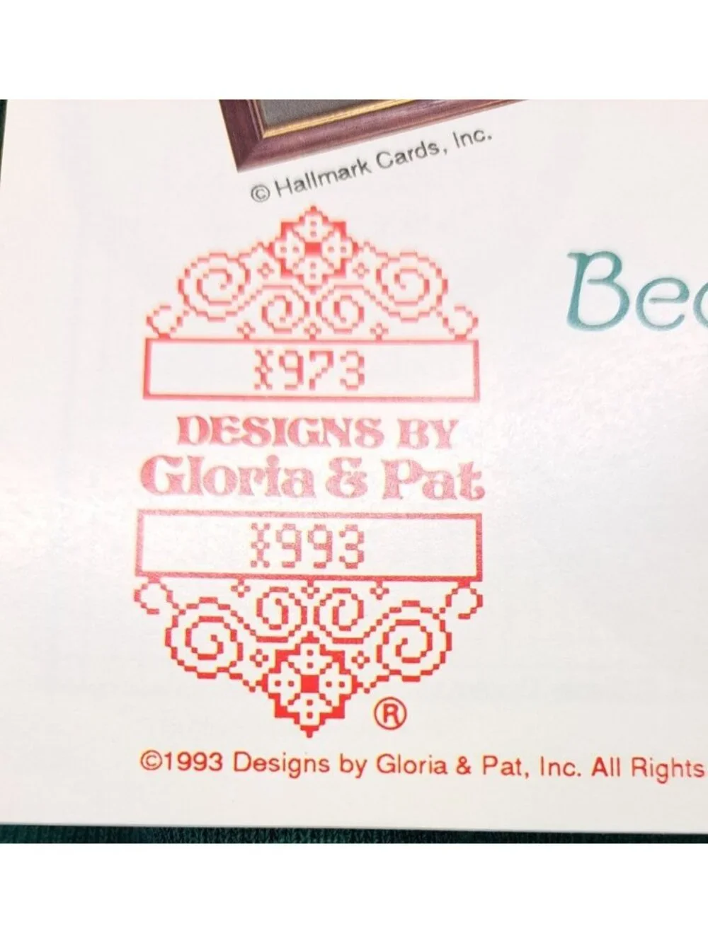Vintage Christmas Cross-Stitch Pattern Book Gloria Pat Lot Of 2 Precious Moments